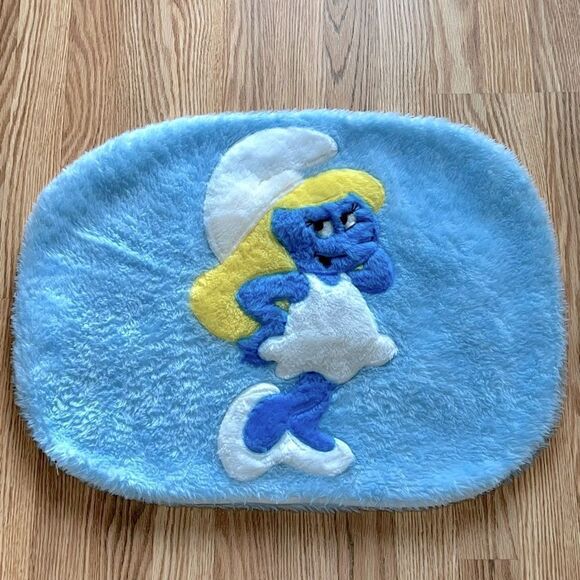 Vintage smurfette plush pillow cover sham - Picture 11 of 11